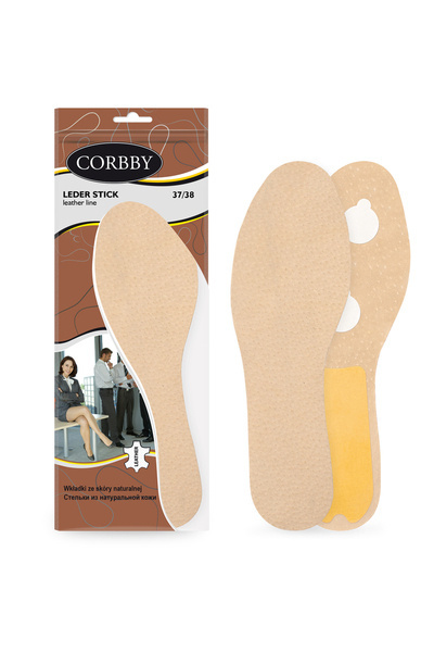 Corbby LEDER STICK Bőr talpbetétek, cipőbetétek