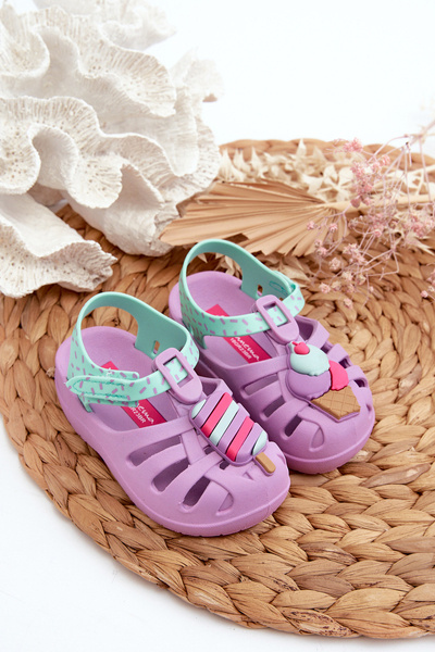 Sandales pour enfants avec velcro 83486 Ipanema Summer XIII Baby Violet