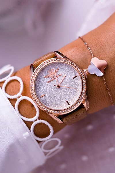 Montre Femme Michael John Beige Lunaya