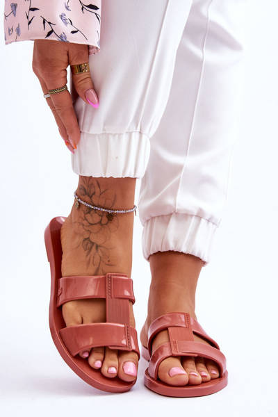 Divatos vegán papucs ZAXY JJ285262 Dusty Pink