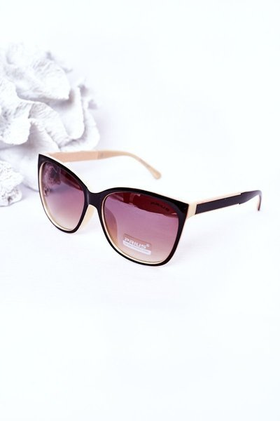 Sonnenbrille Braun mit Beige Ombre