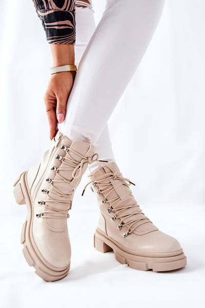 Women’s Insulated Boots Beige Perfect