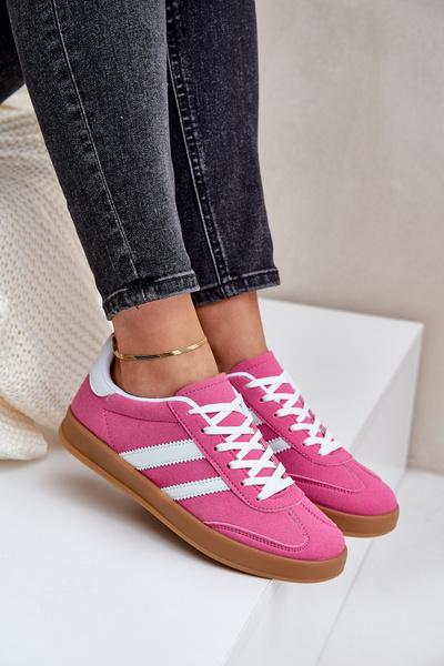 Baskets Femme Basses Fuchsia Ennorwen