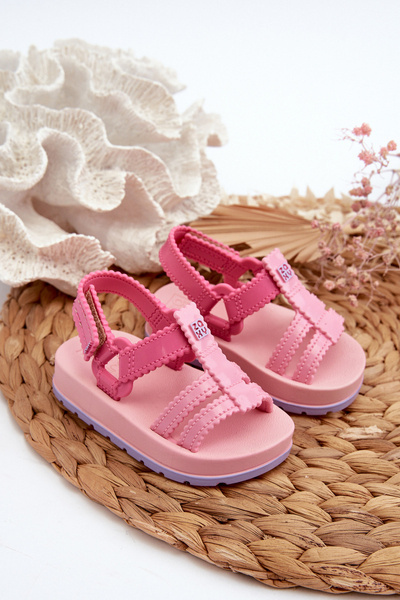 Kinderduftende Sandalen mit Klettverschluss ZAXY LL385027 Pink