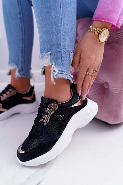 Chaussures de sport pour femmes noires Rendy