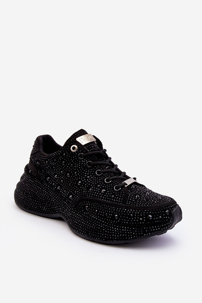 Baskets à plateforme pour femmes GOE JJ2N4058 Noir