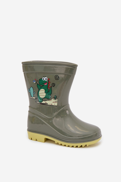 Children's Rubber Boots Dark Green Esalina