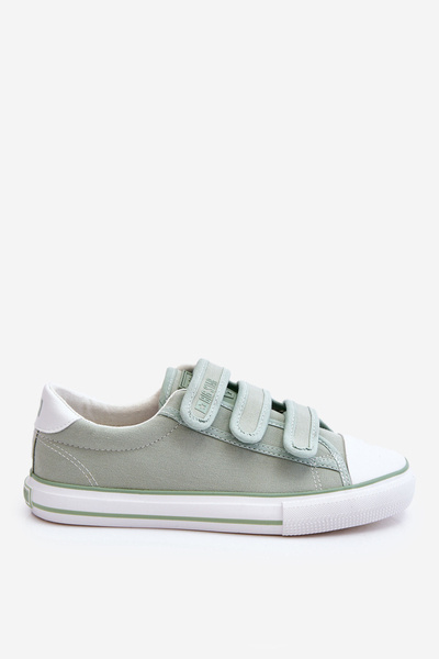 Baskets classiques en tissu Velcro Big Star LL274A202 Vert
