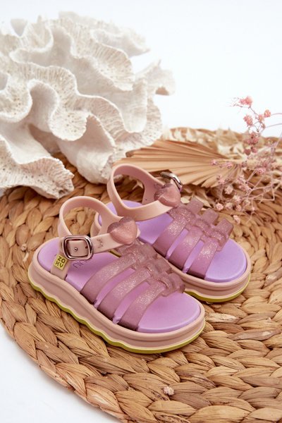 Sandales Enfant Parfumées à Velcro ZAXY NN385020 Violet