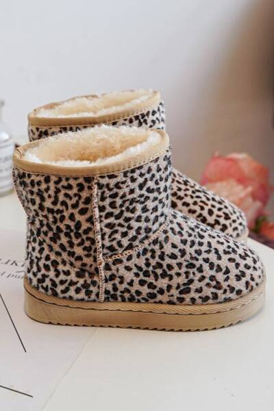 Bottes de Neige Rembourrées Enfant Beige Gooby