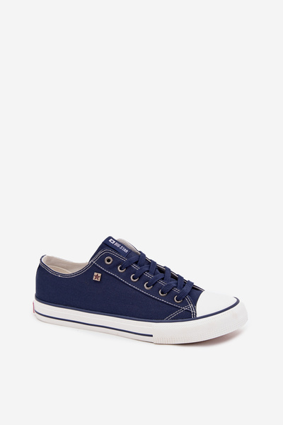 Herren Niedrige Material Sneakers Big Star DD174503 Marineblau