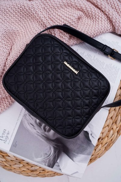 Klasikinė moteriška rankinė Monnari Black BAGB140-020