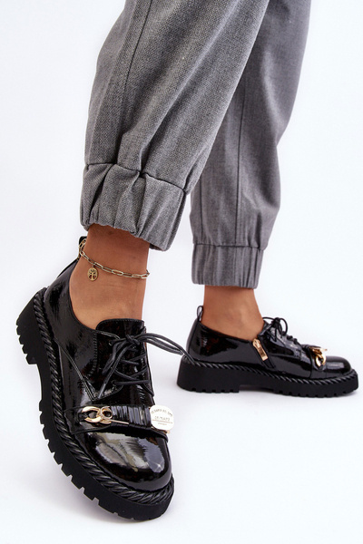 Mocassins Laqués Femme D&A MR870-81 Noir