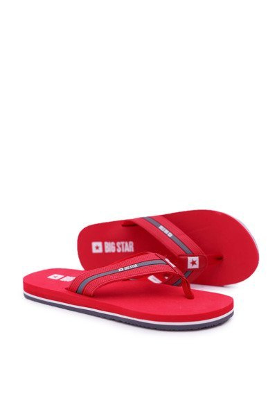 Tongs Homme Big Star Rouge DD174662
