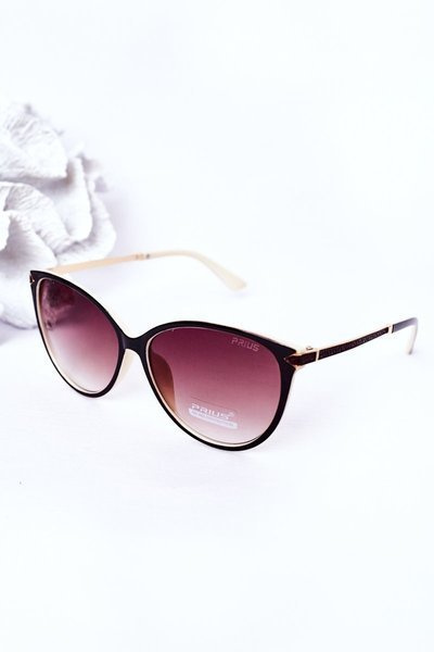 Lunettes de soleil Femme Marron-Beige Ombre
