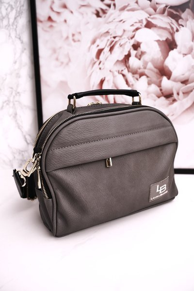 Sac messager Trunk Purse LAURA BIAGGI Gris