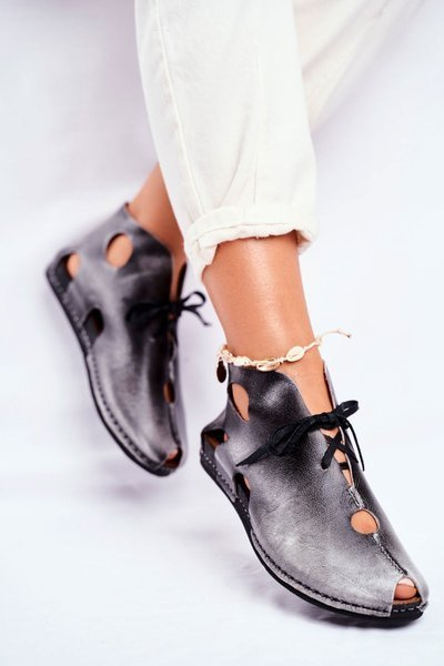 Femei Brogues Maciejka Gray 03426-03