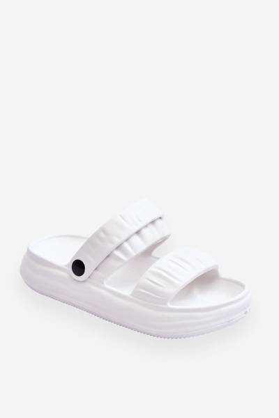 Foam Slide Sandals White Lirell