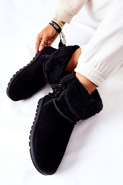 Bottes de neige à Franges Noir Sorella
