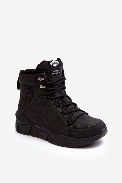 Cizme căptușite pentru femei pe platforma Lee Cooper LCJ-23-44-1979L Negru