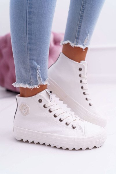 Adidași pentru femei Big Star High încălzit alb EE274111