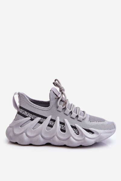 Baskets Chaussettes Mode Femme Gris Daxo