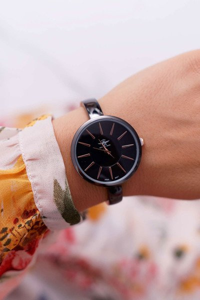 Montre Femme Michael John Noir Anabe