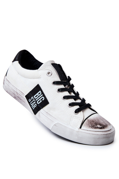 Herren BIG STAR Sneakers JJ174248 Weiß und Schwarz