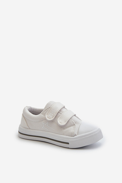 Kinder Klett-Sneaker Big Star NN374117 Weiß