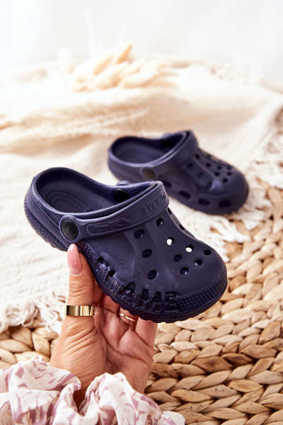 Claquettes pour enfants garçon et fille Home Navy Kroks
