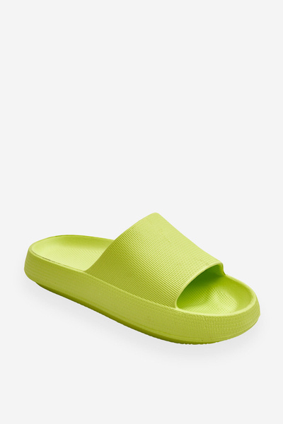 Tongs Légères À La Mode Sur Une Semelle Massive Lime Rebel