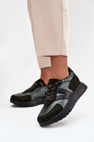 Damenschuhe auf Plattform Vinceza 58561 Dunkelgrün