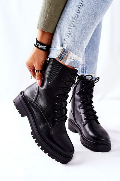 Bottes de travail d'échauffement Sergio Leone Noir TR756