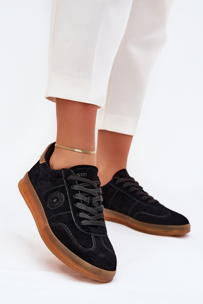 Sneakers Dama Din Suede Big Star RR274851 HI-POLY SYSTEM Negri