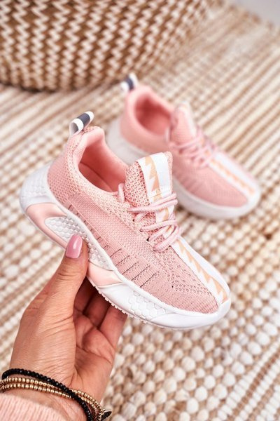 Pantofi sport pentru copii roz roz stich