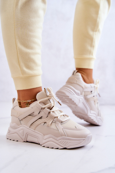 Women’s Sport Shoes Sneakers Beige Daren