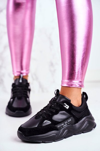 Women's Sport Shoes Sneakers Big Star GG274654 Black