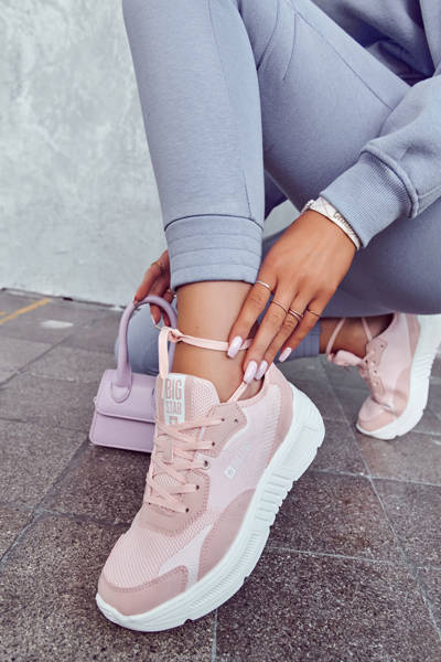 Divatos tornacipő Sportcipő Big Star JJ274595 Pink