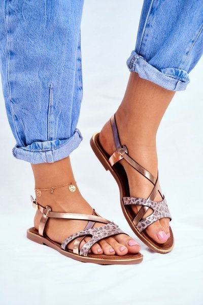 Sandale pentru femei Flat Champagnebarski Lomba