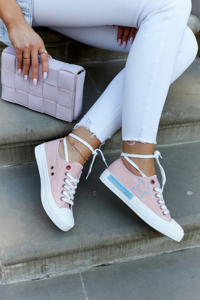 Baskets basses Femme BIG STAR JJ274385 Rose