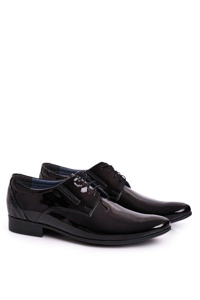 Cuir Laqué Bednarek 694 Noir