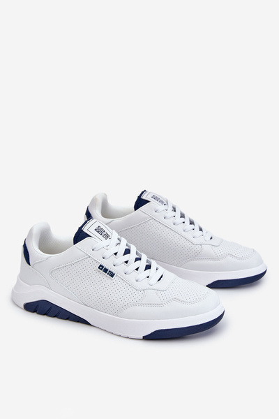 Chaussures de sport Big Star en mousse à mémoire de forme pour hommes JJ174318 blanc