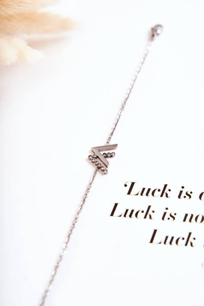 Brățară cu lanț cu argint de zirconiu cubic