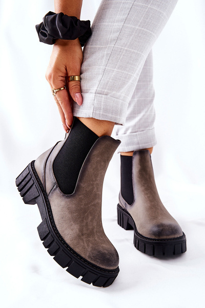 Warm-up Worker Boots Sergio Leone TR761 Grey