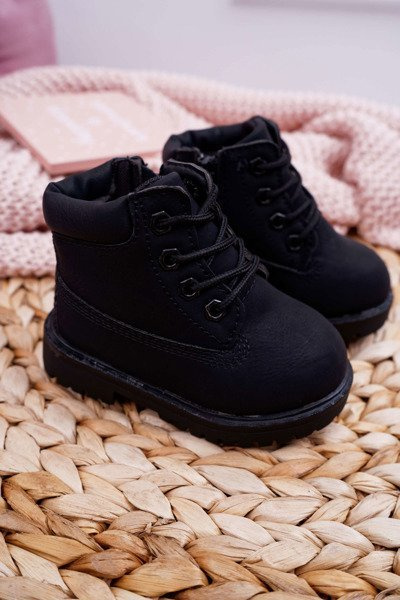Bottes Trappeuses Enfant Noir Dexter