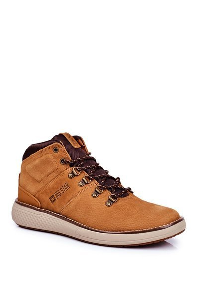 Bottes de trekking homme cuir Big Star Camel GG174491