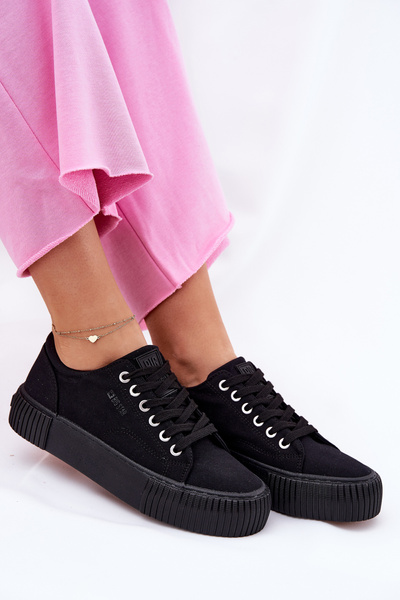 Damen Stoff Sneakers Big Star RR274403 Schwarz