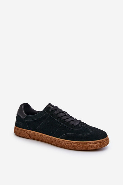 Niedrige Herren-Sneaker aus Kunstleder Big Star NN174284 Schwarz