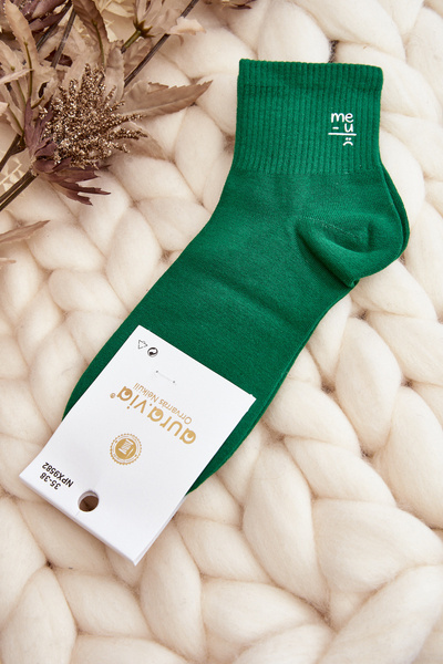 Damen Baumwollsocken Grün