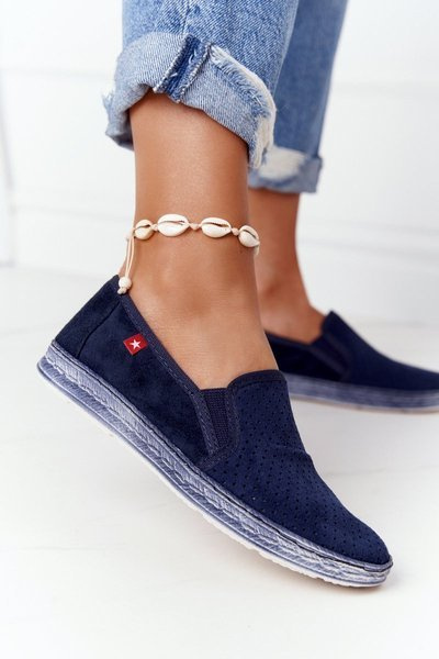 Ažūriniai Espadrilles Sole Big Star HH276004 Tamsiai mėlyna